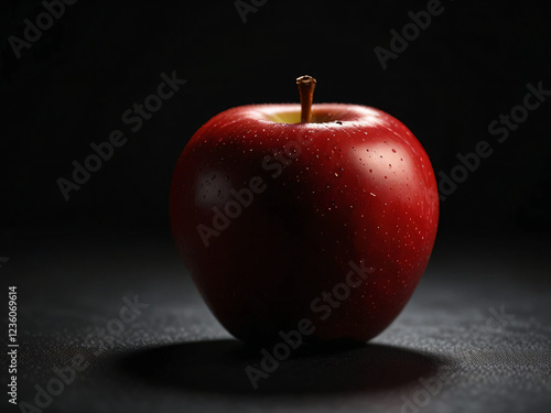 Apples in a studio setting, highlighting their vibrant hues.