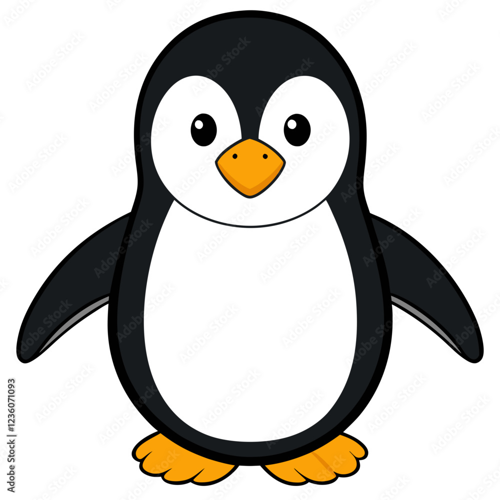 Obraz premium penguin on the snow