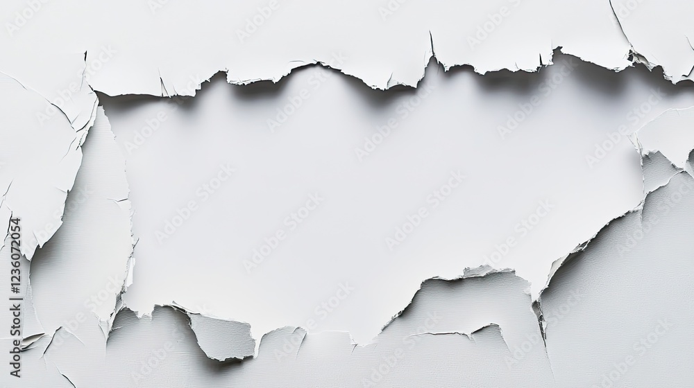 Torn Paper Edge Frame Horizontal Seamless: Torn paper edge frame horizontal seamless, Torn Paper Edge Frame Horizontal Seamless: Torn paper edge frame horizontal seamless,