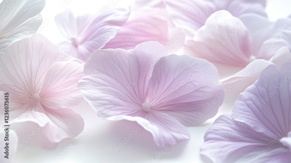Fototapeta premium Fresh bouquet of pink and white flowers arranged on a table