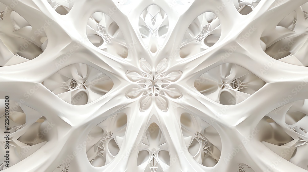 A white abstract pattern. A white abstract pattern.