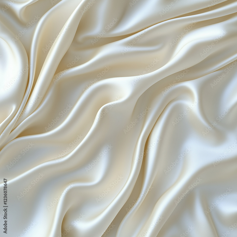 Fototapeta premium 하얀색 부드러운 아름다운 실크질감 배경화면