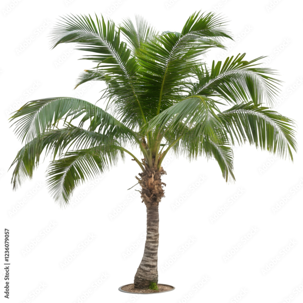Obraz premium palm tree isolated on white