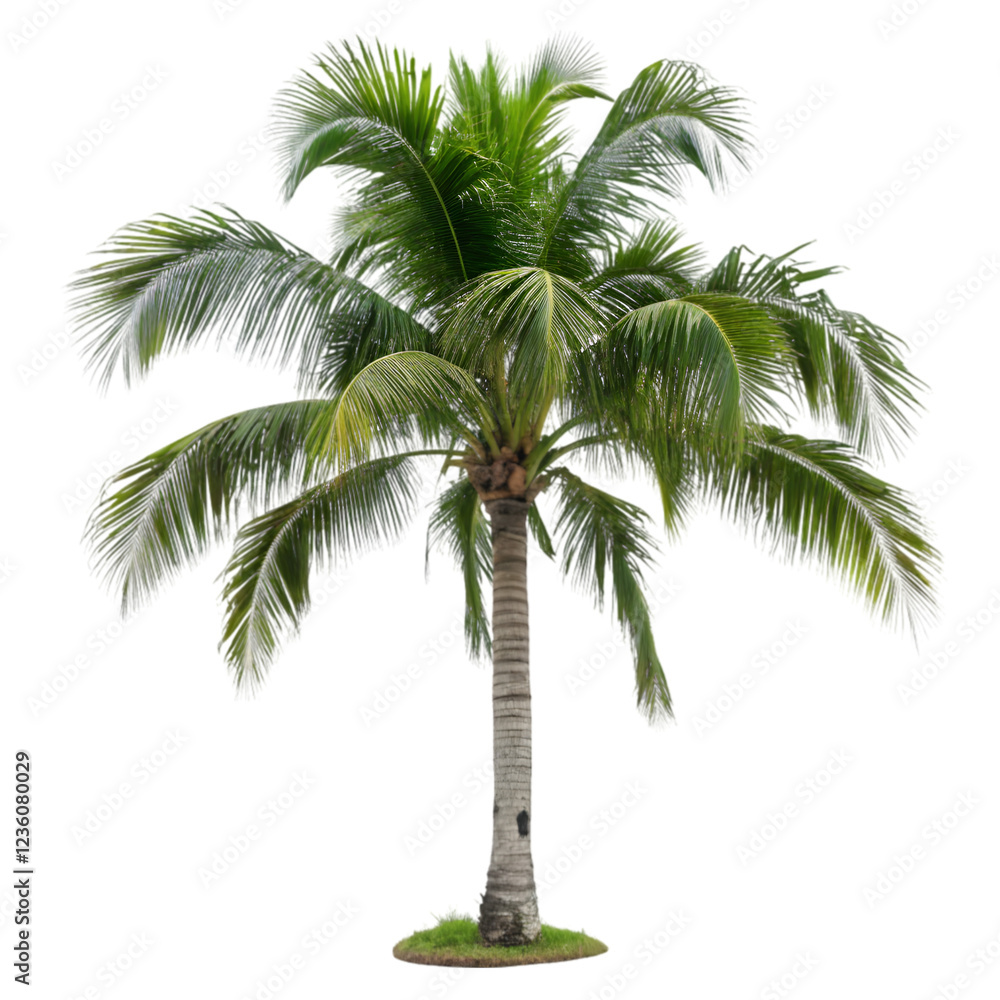 Obraz premium palm tree isolated on white