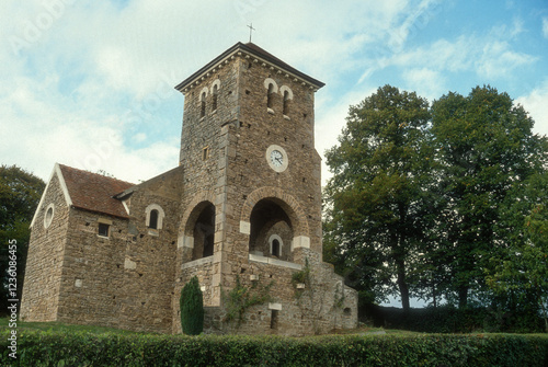 Eglise, Buncey, Chateauneuf, 21, Cote d'Or, France photo