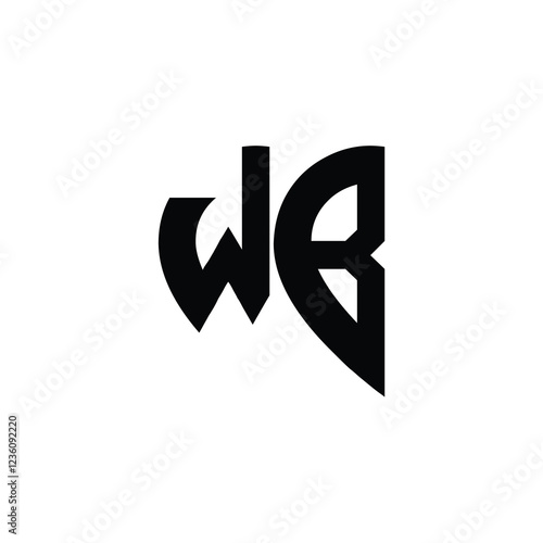 WB monogram logo design letter text name symbol monochrome logotype alphabet character simple logo Free Download WB monogram logo design letter text name symbol monochrome logotype alphabet character simple logo - GFXLoad
