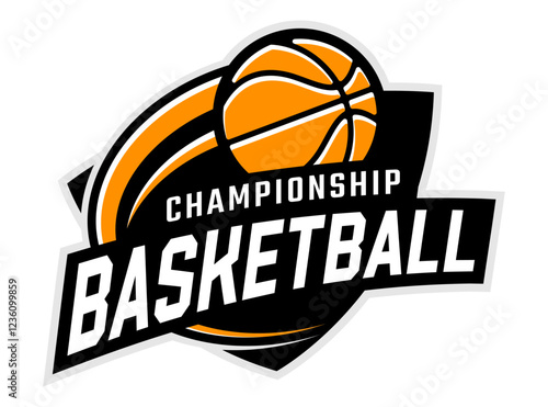 BASKET BALL SPORTS LOGO DESIGN TEMPLATE