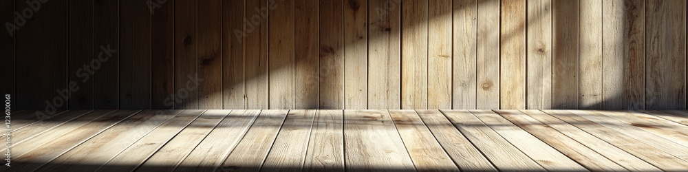 A room with wooden floor and a window A room with wooden floor and a window