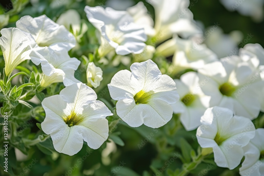 A detailed view of a bouquet of white flowers A detailed view of a bouquet of white flowers