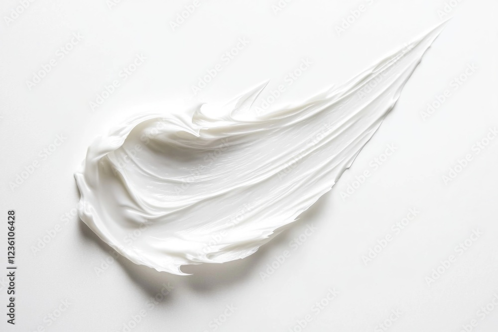 A close-up shot of whipped cream on a white surface, suitable for food and dessert photography A close-up shot of whipped cream on a white surface, suitable for food and dessert photography