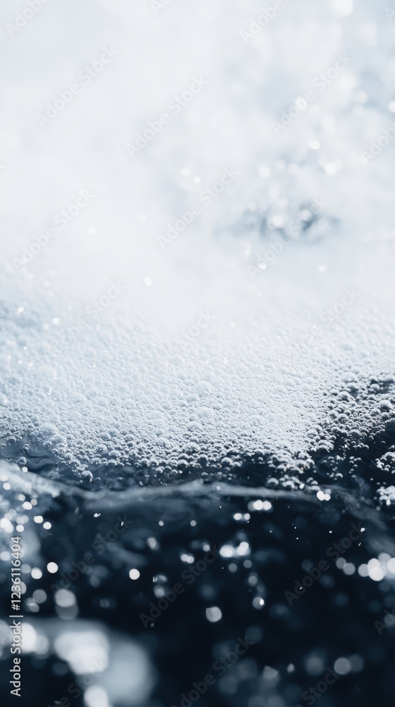 Water with foam and bubbles, abstract close up, for backgrounds or textures. Water with foam and bubbles, abstract close up, for backgrounds or textures.
