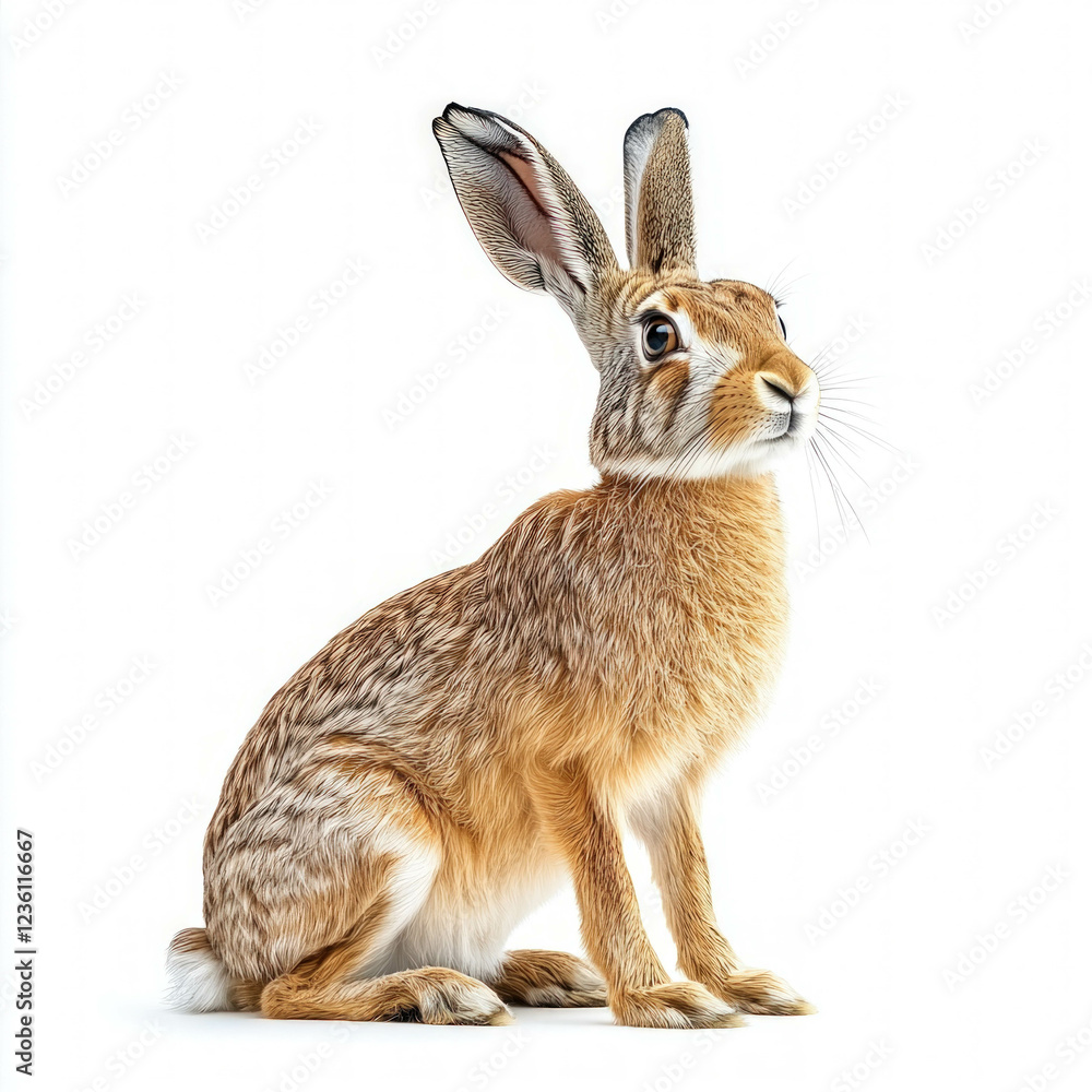Fototapeta premium Hare Isolated