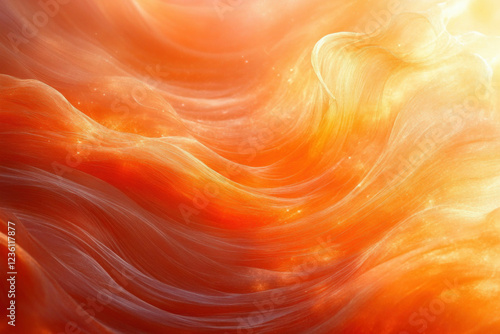 Orange Wave Background