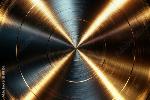 Shiny Gold Metal Background