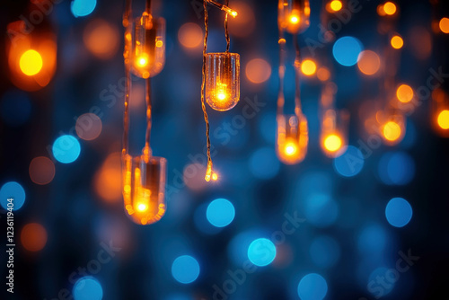 Teal Bokeh