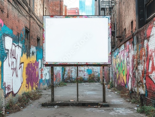 Alley Billboard Graffiti