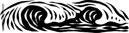 drawing wave illustration