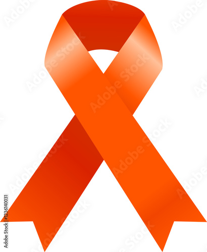 Orange Ribbon world Leukemia