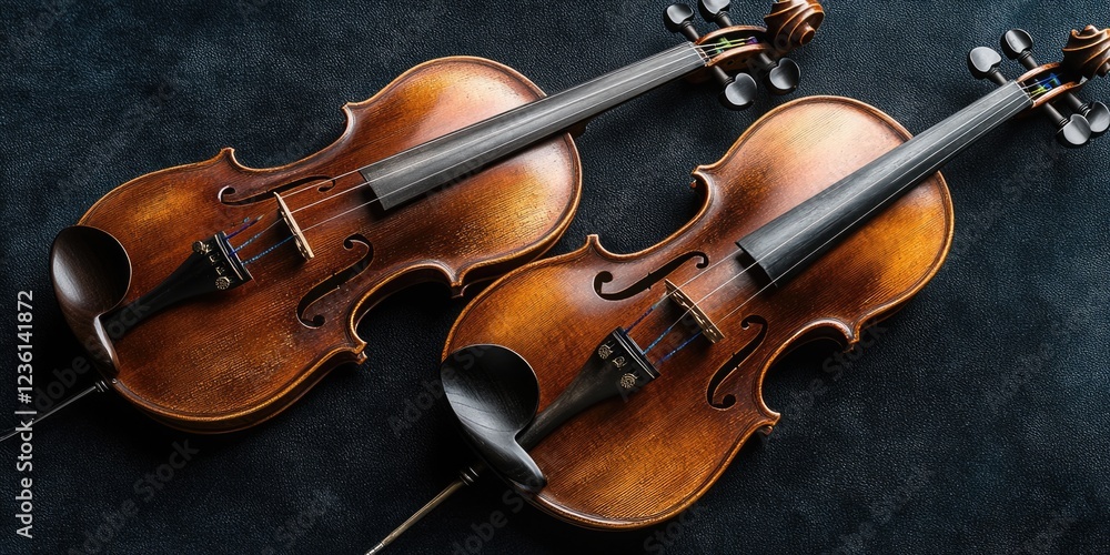 Fototapeta premium Vioolin Duo