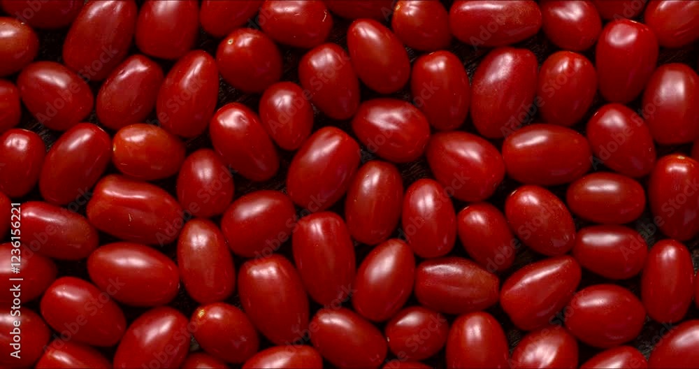 Fresh cherry tomatoes background texture. Table spin. Fresh cherry tomatoes background texture. Table spin.