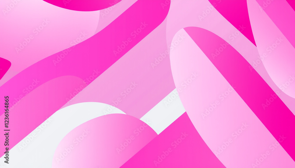 Abstract vibrant pink geometric design with layered curved shapes, creating a modern and playful artistic composition with a bold contemporary look. Abstract vibrant pink geometric design with layered curved shapes, creating a modern and playful artistic composition with a bold contemporary look.