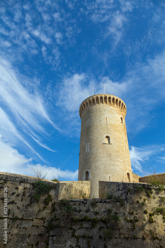 Castello di Bellver a Maiorca nelle Baleari in Spagna Castello di Bellver a Maiorca nelle Baleari in Spagna