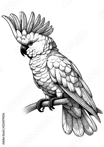 Sulphur Crested Cockatoo Vector File