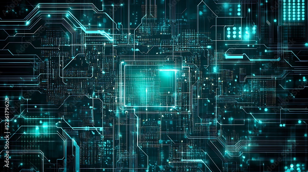 Abstract Digital Circuit Board Technology Design Abstract Digital Circuit Board Technology Design