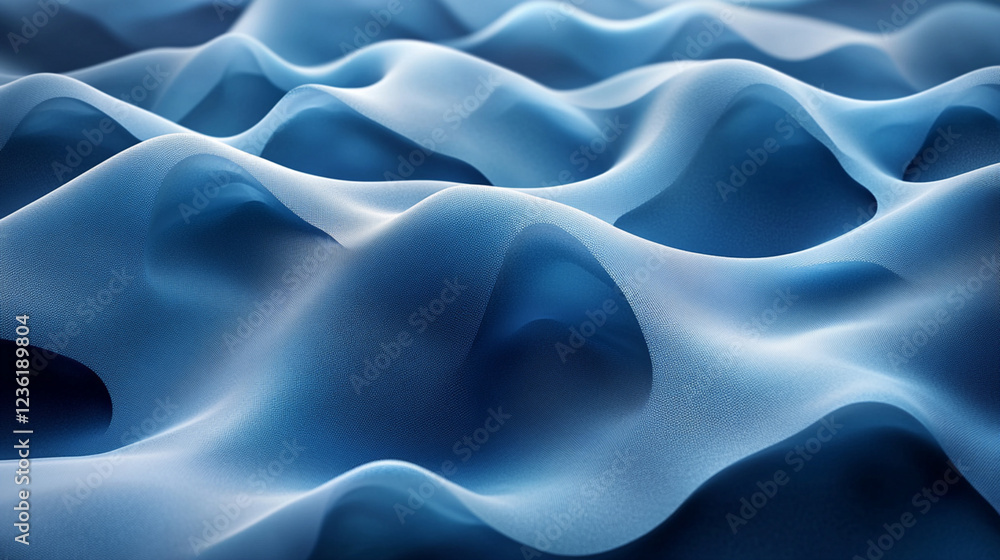 Fototapeta premium blue silk background