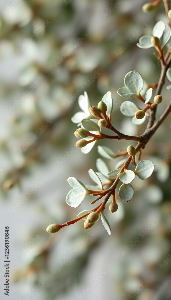 Photo on aromatherapy and mental health. Web banner with chaotically located twigs of eucalyptus, 8k photorealism. isolated with white shades Photo on aromatherapy and mental health. Web banner with chaotically located twigs of eucalyptus, 8k photorealism. isolated with white shades