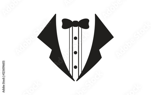 Tuxedo man exclusive template vector icon illustration design