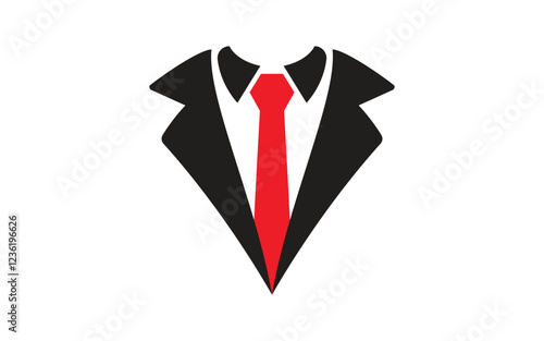 Tuxedo man exclusive template vector icon illustration design