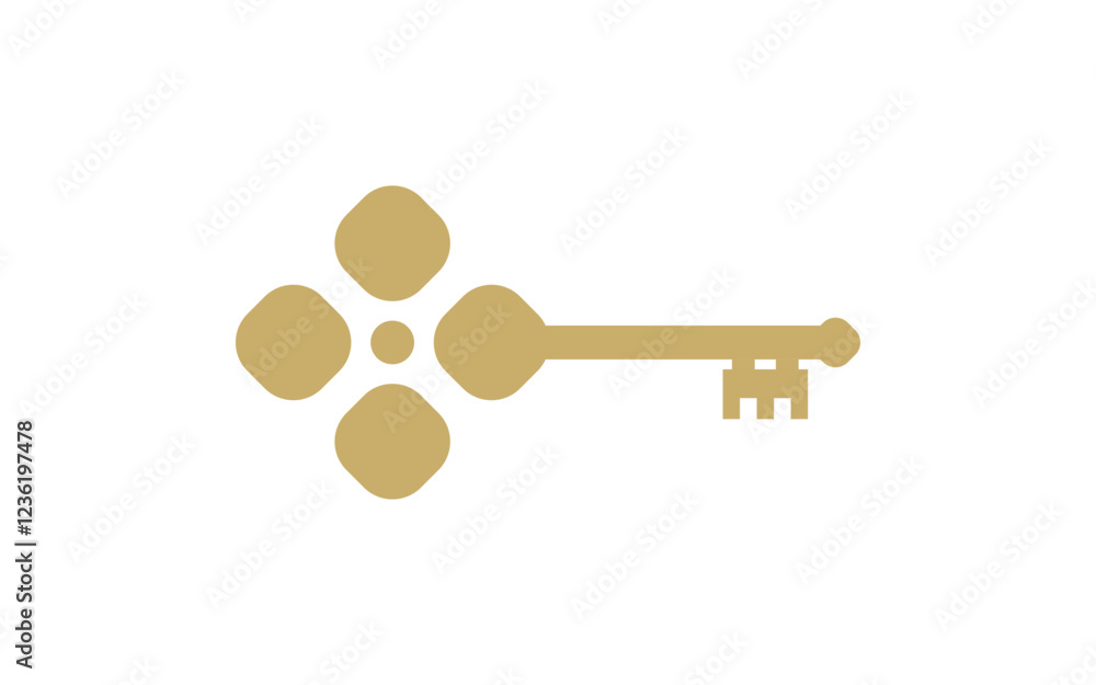 Key property icon vector illustration design template Key property icon vector illustration design template
