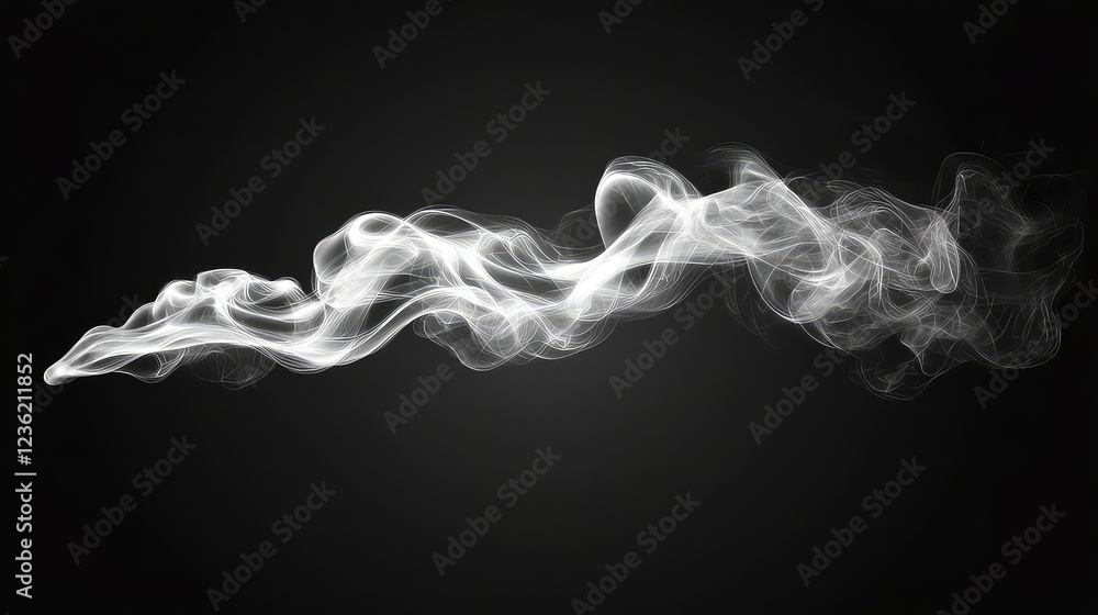 Vector isolated smoke PNG. White smoke texture on a transparent black background. Special effect of steam, smoke, fog, clouds., on white background Vector isolated smoke PNG. White smoke texture on a transparent black background. Special effect of steam, smoke, fog, clouds., on white background