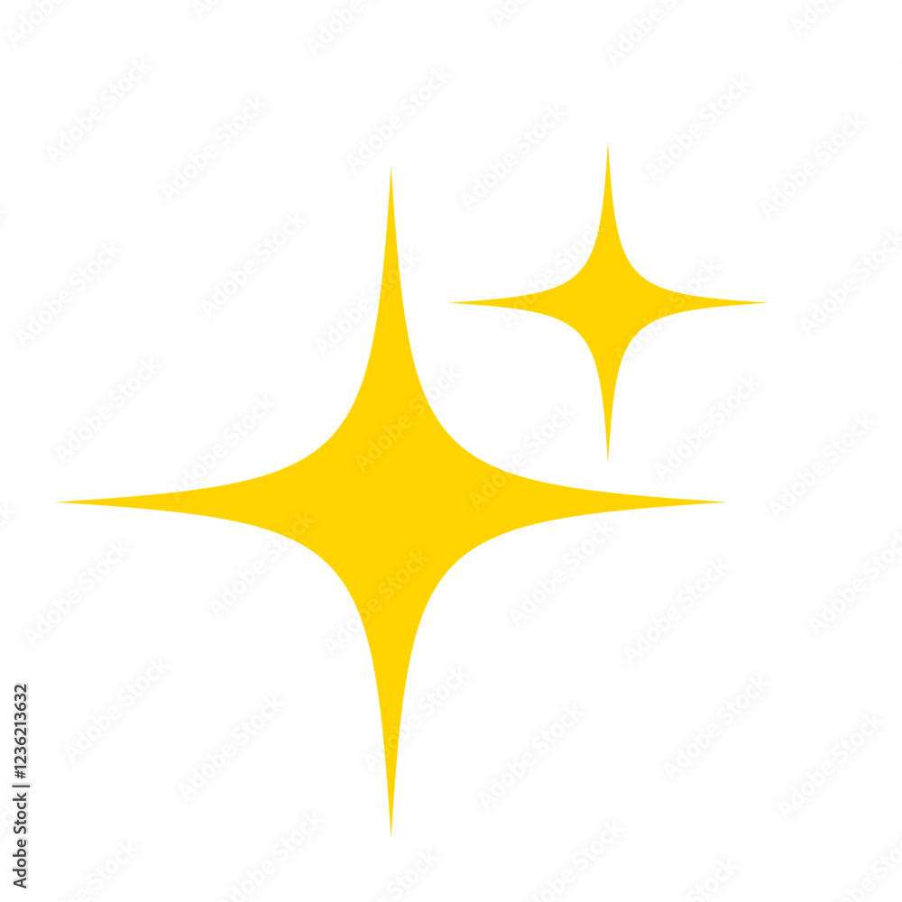 Sparkle and Shine Yellow Icons on Transparent Background. Perfect for Social Media and Business Graphics Sparkle and Shine Yellow Icons on Transparent Background. Perfect for Social Media and Business Graphics