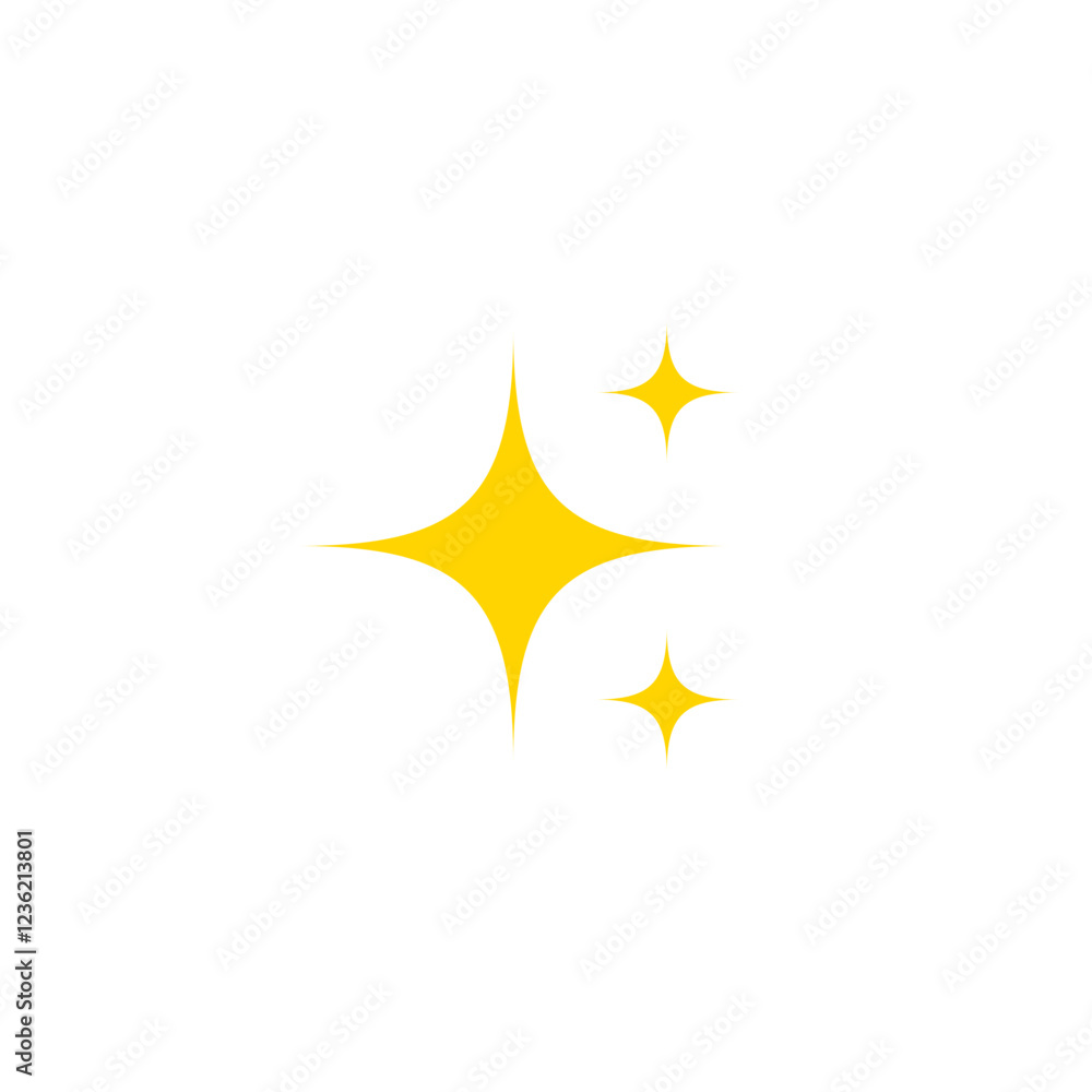 Sparkle and Shine Yellow Icons on Transparent Background. Perfect for Social Media and Business Graphics Sparkle and Shine Yellow Icons on Transparent Background. Perfect for Social Media and Business Graphics