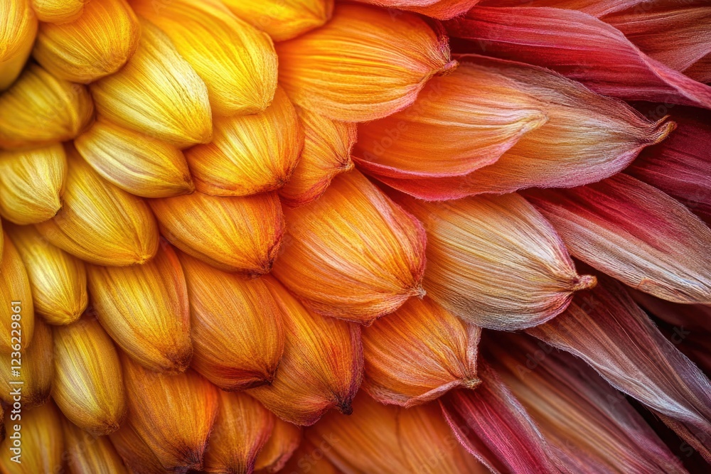 Fototapeta premium Close-up of orange and yellow flowers
