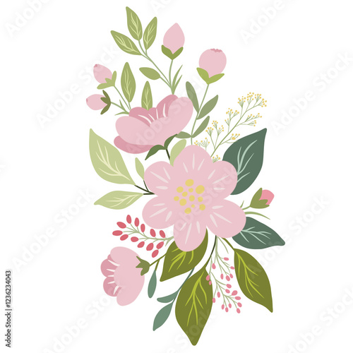 Wallpaper Mural flowers,background
seamless pattern, fun garland, great for textiles, banners, wallpapers,easter cards and wrapping,adorable hare, branch, plants. 
Springtime background Torontodigital.ca