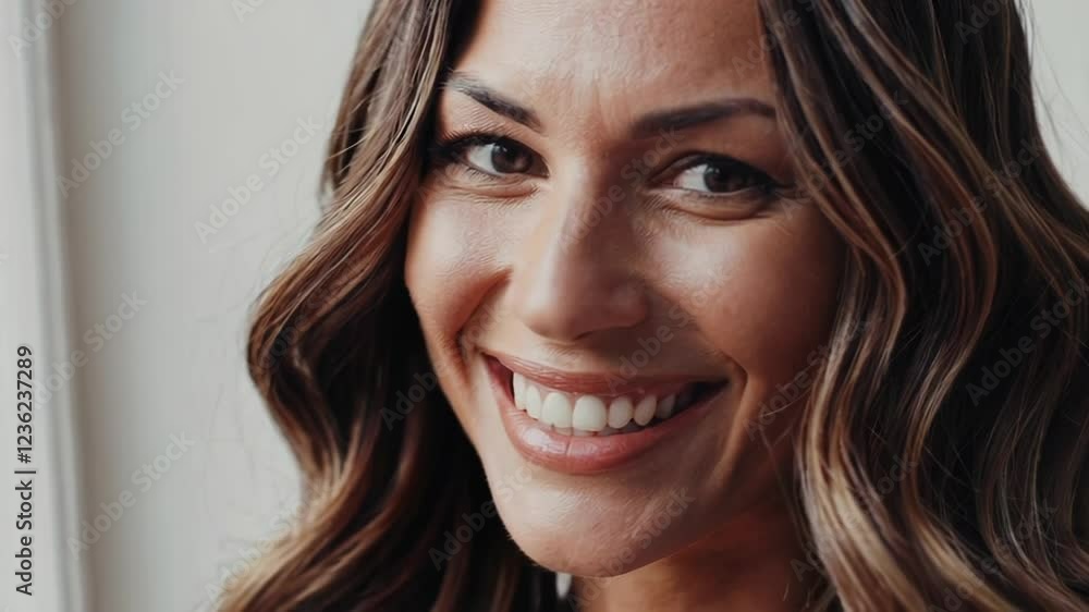 Beautiful Woman with Radiant White Smile Beautiful Woman with Radiant White Smile