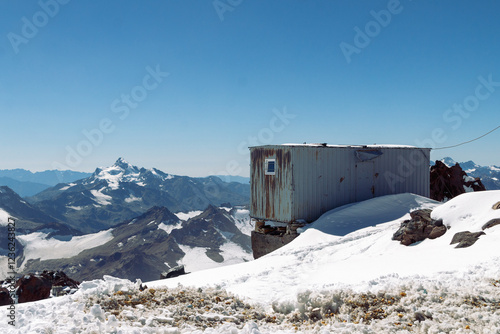 ski resort in the mountains