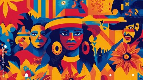 Flags of the United States, Brazil, and a Maritime State Flutter Under a Bright Sky With Scattered Clouds During Daylight in a Vibrant Outdoor Environment