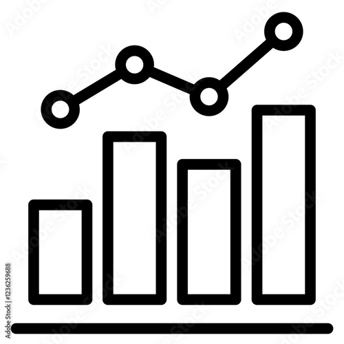 graph icon vector illustration