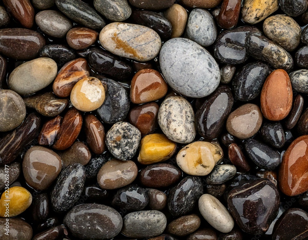 River Pebble Stone Texture River Pebble Stone Texture