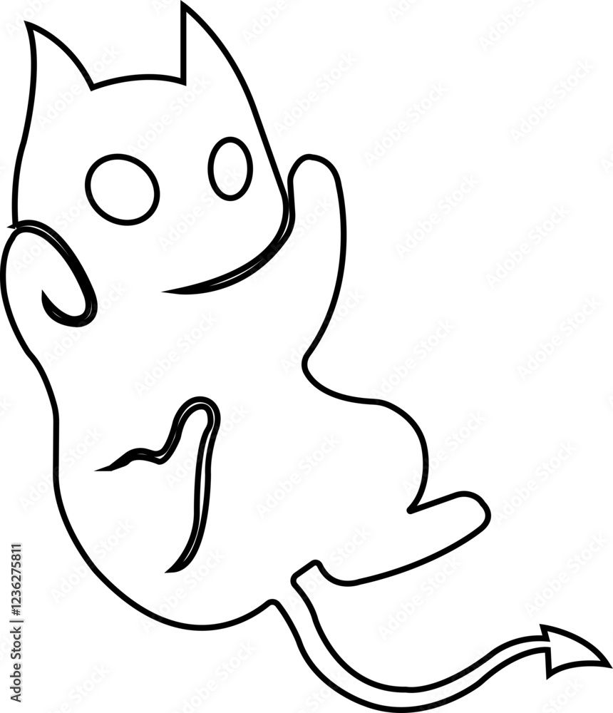 Funny cat icon.Collection of silhouette of funny cats in different poses. Vector illustration isolated on white background. Drawing with children.Halloween damn kittens.Cat is misbehaving and playing. Funny cat icon.Collection of silhouette of funny cats in different poses. Vector illustration isolated on white background. Drawing with children.Halloween damn kittens.Cat is misbehaving and playing.