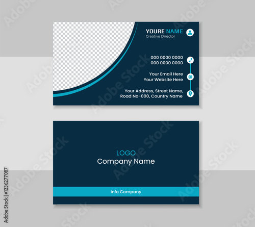 Modern Business Card Layout.