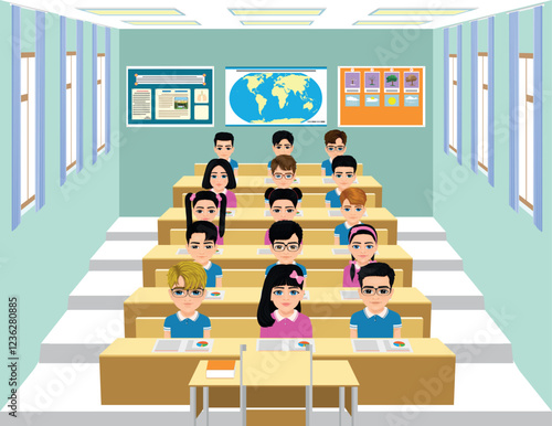 class representing students of middle school or high school age
