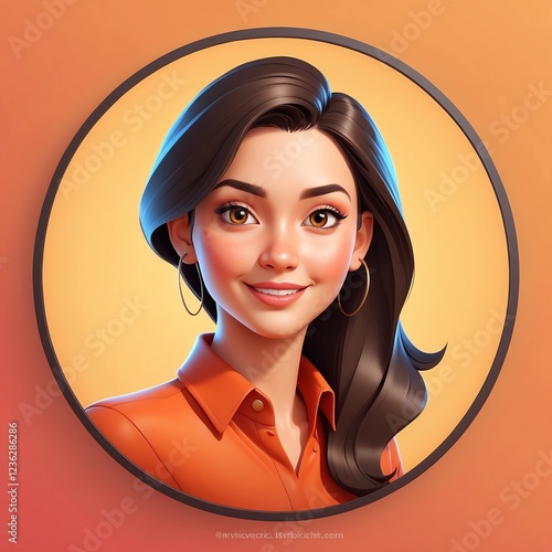 Professional 3D Avatar Icon, Realistic Yet Playful Character Design
