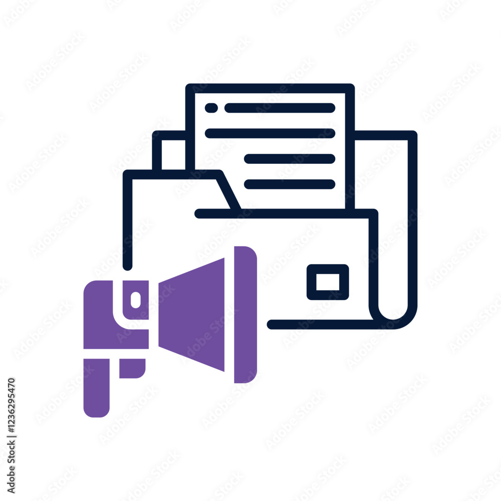 folder ads dual tone icon. vector icon for your website, mobile, presentation, and logo design. folder ads dual tone icon. vector icon for your website, mobile, presentation, and logo design.