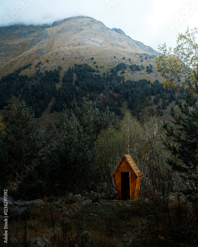 house in the mountains