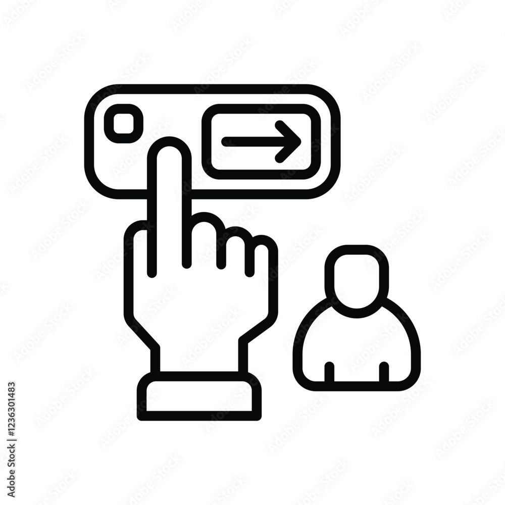 direction line icon. vector icon for your website, mobile, presentation, and logo design. direction line icon. vector icon for your website, mobile, presentation, and logo design.